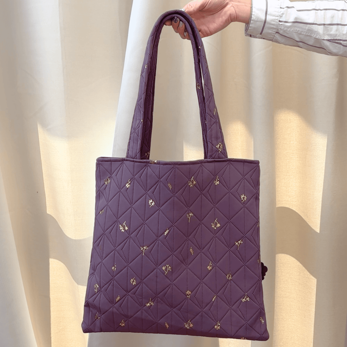 Shopping Net - Lavender w. Gold