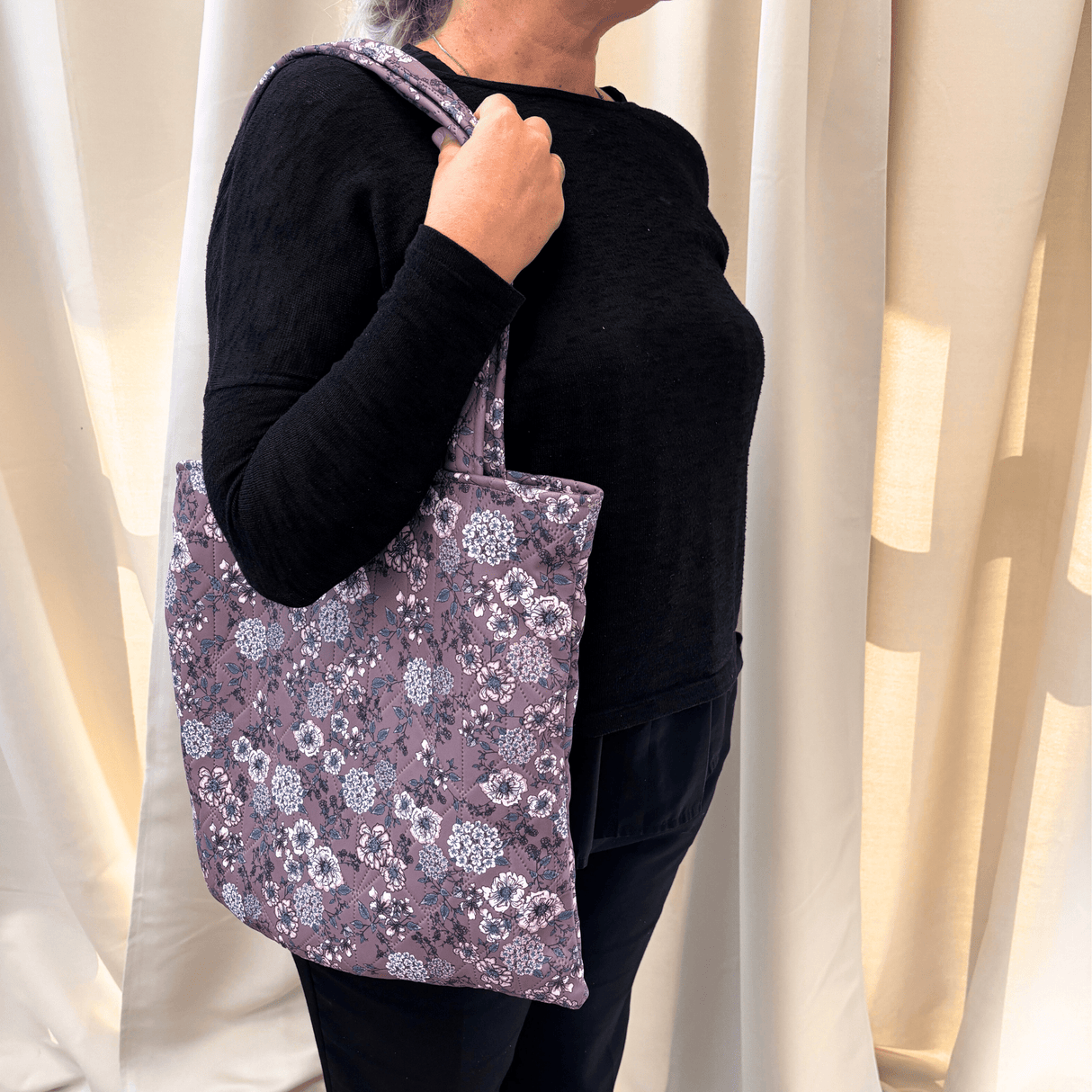 Shopping Net - Purple Moon Hortensia AOP