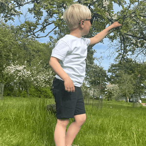 Skarde Sweat Chino Shorts - Dark Marine