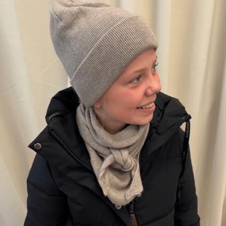 Strikket Tørklæde - Truffle Beige Melange