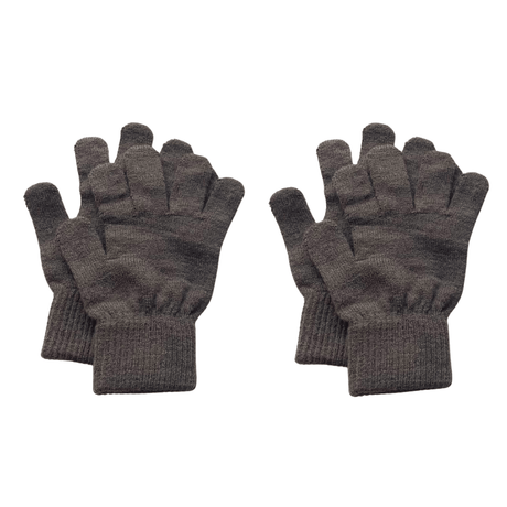 Strikvanter (2 - pak) - Brown Melange