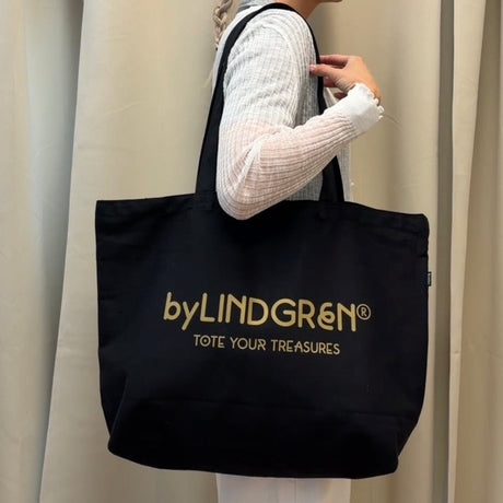 The Everyday Tote - Black With Gold