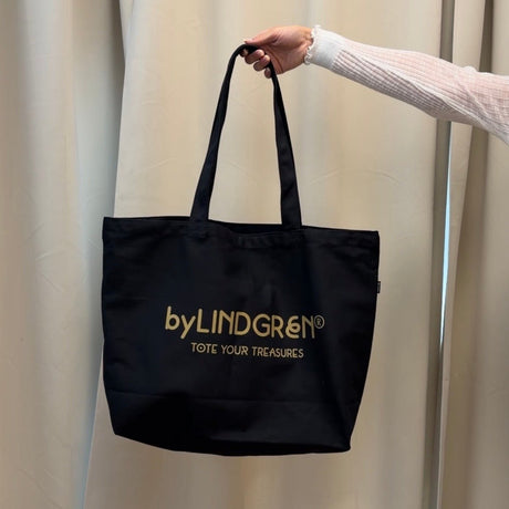 The Everyday Tote - Black With Gold