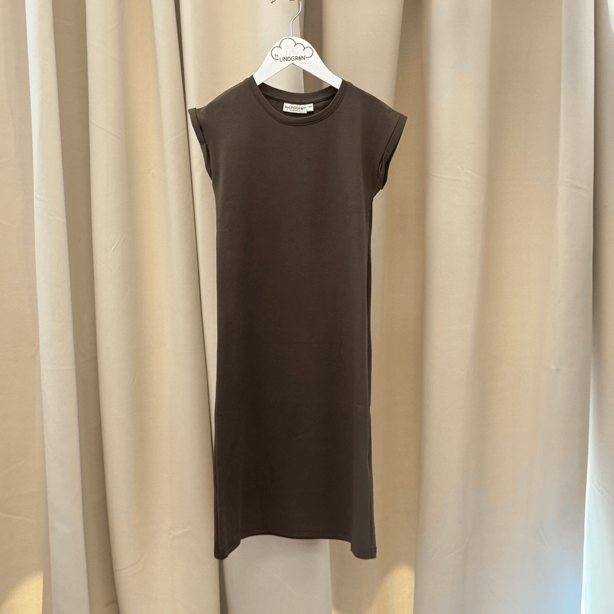 Thilde T-Shirt Kjole - Old Brown