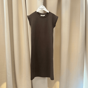 Thilde T-Shirt Kjole - Old Brown