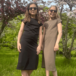 Thilde T-Shirt Kjole - Old Brown