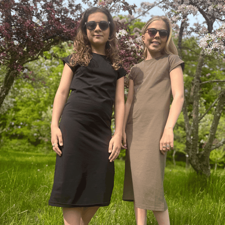 Thilde T-Shirt Kjole - Old Brown