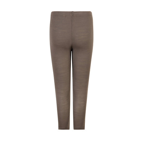 Verner Wool Leggings - Brown Melange