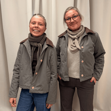 Vigga Cotton Coat - Nordic Sage