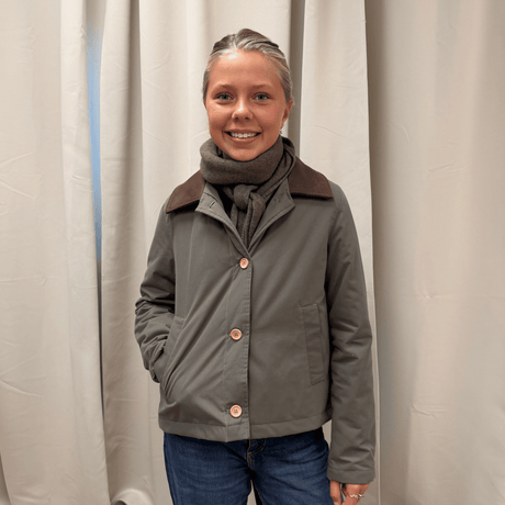 Vigga Cotton Coat - Nordic Sage