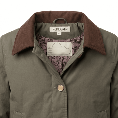 Vigga Cotton Coat - Nordic Sage