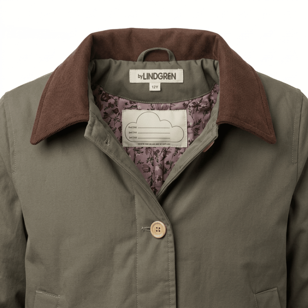 Vigga Cotton Coat - Nordic Sage