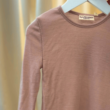 Vilja Wool Tee - Dusty Rose