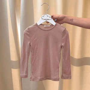 Vilja Wool Tee - Dusty Rose