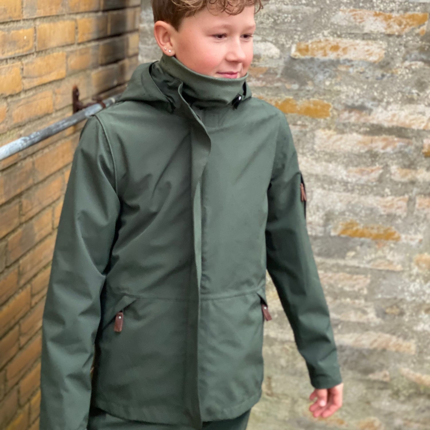 byLINDGREN Adam Forårs- og Regnjakke Rain Wear Deep Forrest