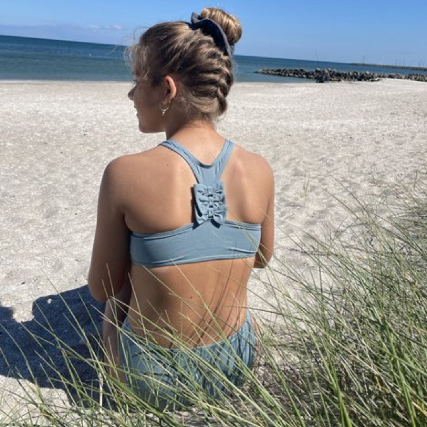 byLINDGREN Aldis Bikini UV50+ // Wavy Blue Swim Wear UV50+ Wavy Blue