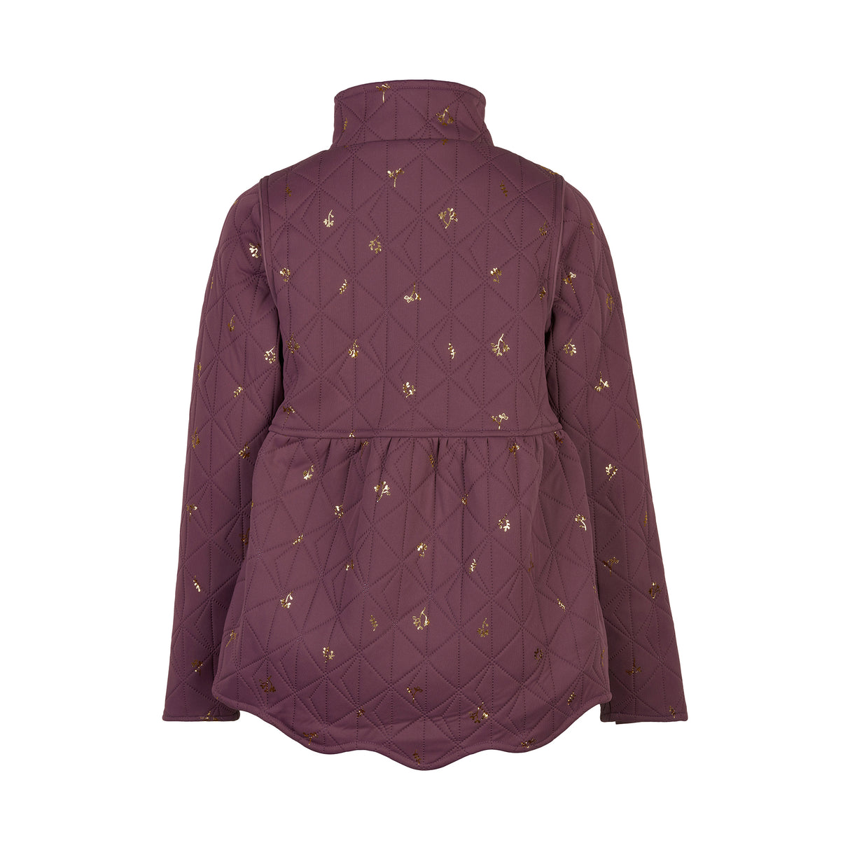 byLINDGREN Alma Termojakke Thermo Wear Violet Flower w. Rose Gold AOP