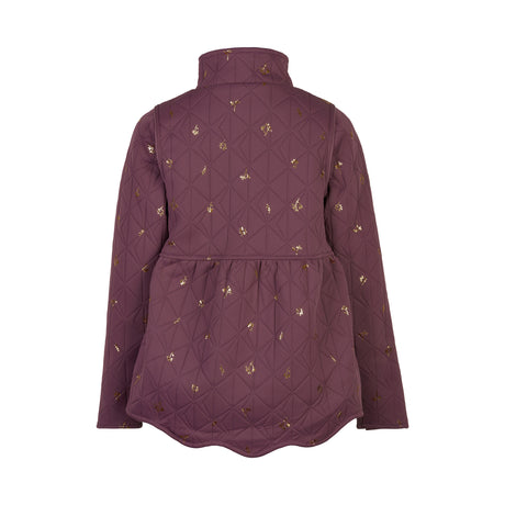 byLINDGREN Alma Termojakke Thermo Wear Violet Flower w. Rose Gold AOP