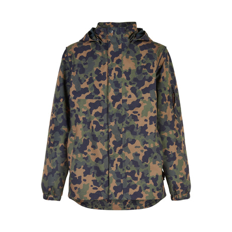 byLINDGREN Aslak Forårs- & Regnjakke // Walnut Rain Wear Camouflage AOP