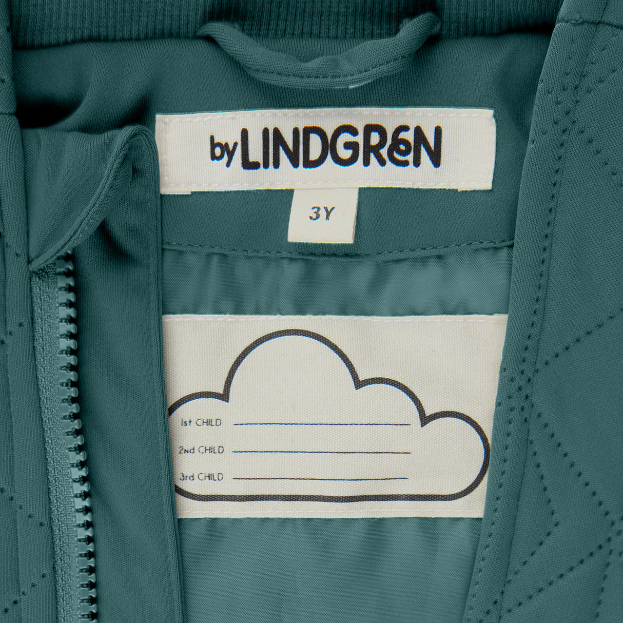 byLINDGREN Lille Leif Termojakke - Ocean Blue Thermo Wear