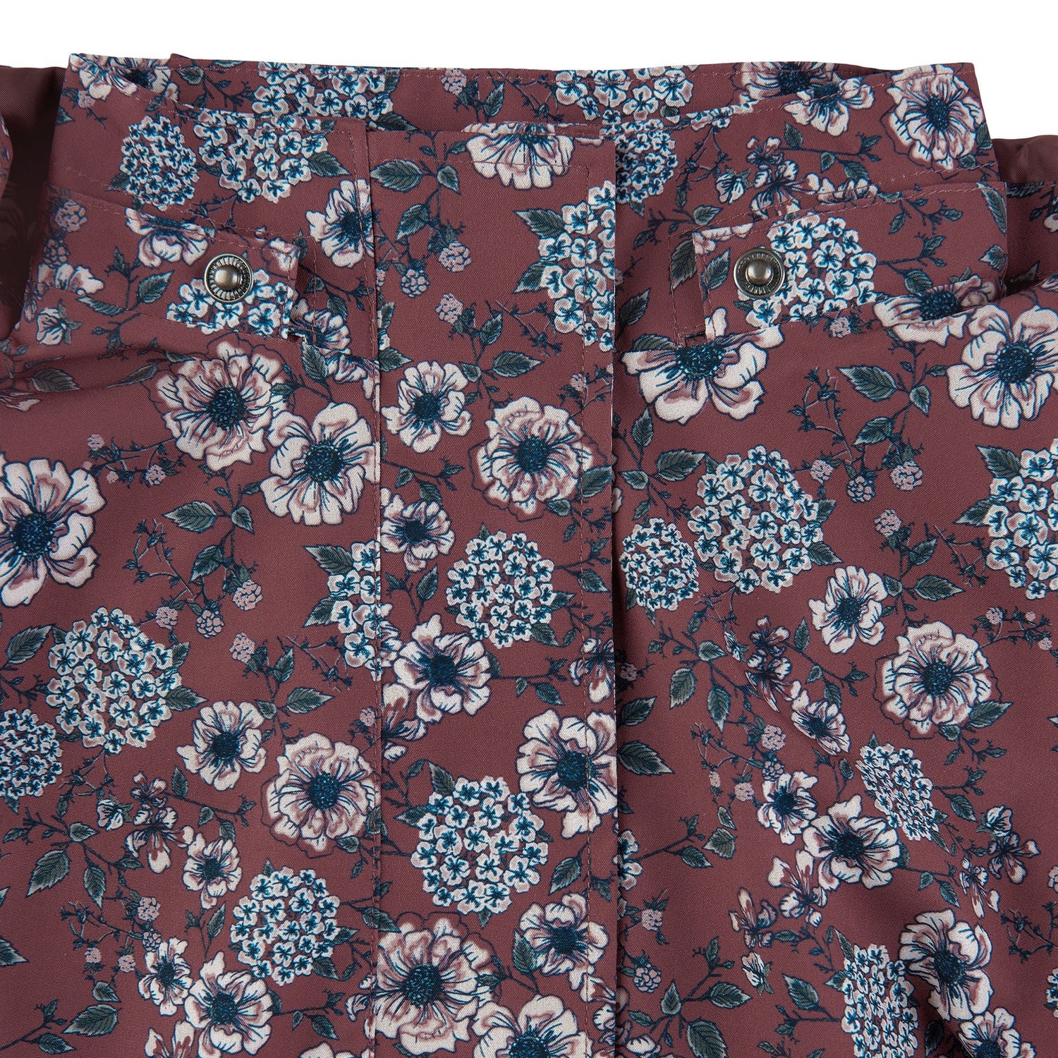 Lille Rigmor Forårs- og Regnjakke - Winter Rose Hortensia AOP