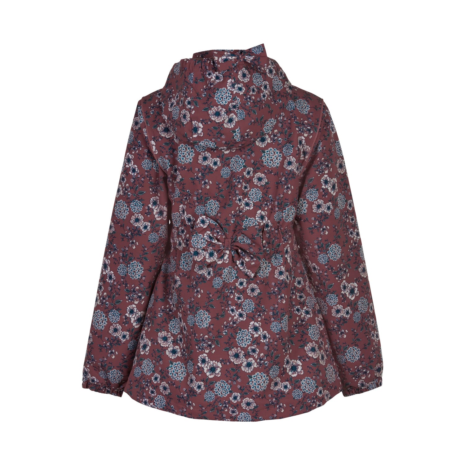 Lille Rigmor Forårs- og Regnjakke - Winter Rose Hortensia AOP