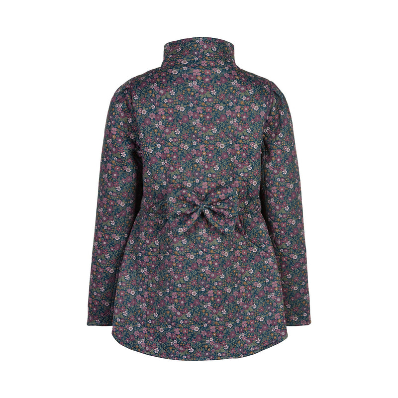 Signe Termojakke m. fleece - Blue Sea Liberty Flower AOP